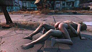 辐射4庇护所夜晚，3D hentai风格