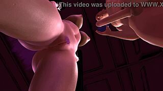 펀의 젖이 딜도로 세게 맞고 깊게 삼킴