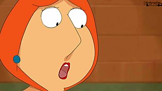 Луис, поторопись! Туалет занят в этом хентай пародии Family Guy 2025