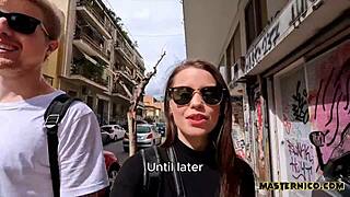 Καταπληκτικό ερασιτεχνικό πρωκτικό γαμήσι στην Αθήνα για το πορνό vlog μου, ουπς Jamie Young 18+