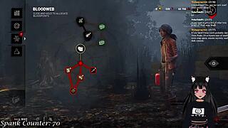 LewdNeko får røvsmæld mens hun spiller Dead by Daylight. Støner hun?