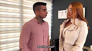 Andrea Castrojev vroči rit zapeljuje v pisarni za povišico