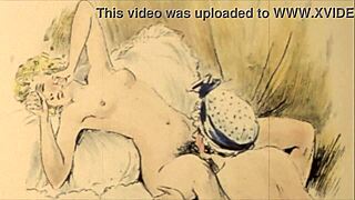 うわ、これらのビンテージエロ絵にレトロな魅力でハマっちゃったよ