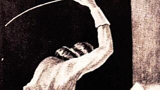 ビンテージエロ絵が生き返る蒸し暑いヘンタイシーン