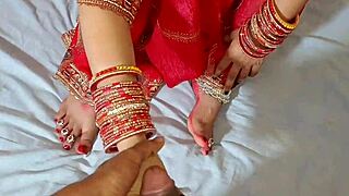 Devar Caught Her Changing in the Bedroom and Fucked Her Hard with Clear Hindi Audio.