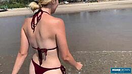gorgeous blonde lolipop gets drilled hard by bf mark pirson, damn!