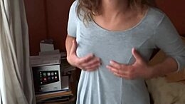 hey pull out that cock and stroke it while i flash my big pussy
