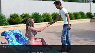 Жена и мачеха AWAM 4 Косит газон