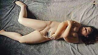 I stretch and pose sexily