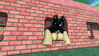 Animated sex in a high-rise condo room with a friend