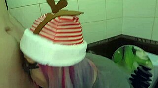 Young European step-sis gets messy in holiday roleplay