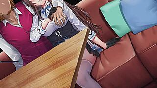 Sensual netorare with a beautiful model in a role play game