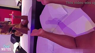 Big tits and anal sex with amateur couple's surprise