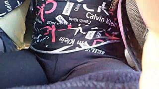 Big tits bouncing on a crazy bus ride