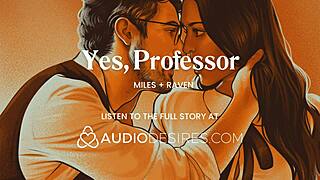 Naughty student seduces professor in erotic classroom encounter