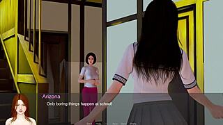 in arizona, she awakens with fingering and blowjob