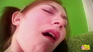 Solo masturbation leads to passionate lesbian sex acts