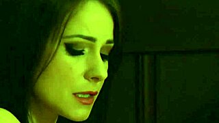Sensual dominant lesbian Mistress punishes and pleasures her slave