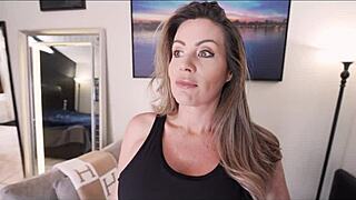 Sultry housewife explores taboo desires with her lover