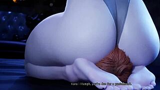 gothic kuro farts while face sitting in wild scene