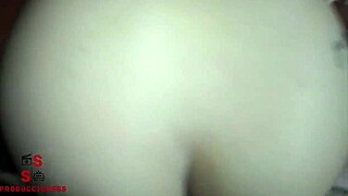 Skinny Latina MILF gets messy in hardcore interracial sex