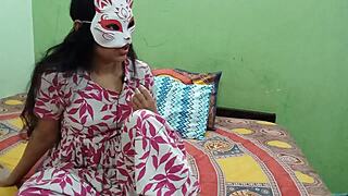The hot and steamy Bhabhi in the erotic art video series