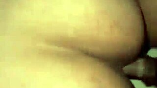 Big black cock cums in fat ass in doggy style