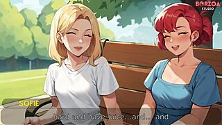 Redhead teens suck and lick big cocks with pride