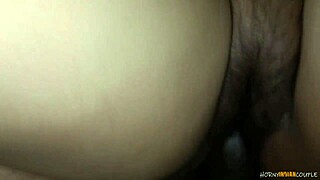 Sex in the bedroom with an Indian housewife on a weekend night