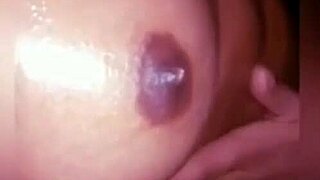Big cock Asian amateur gets blindfolded and fucked by his sister’s friend