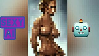 An artificial intelligence tribute to Jennifer Lopez's impressive assets