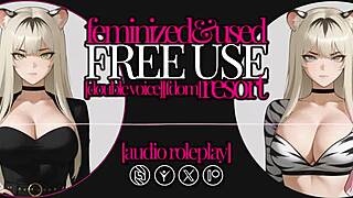Feminization erotic audio with midnight meadows and ff m