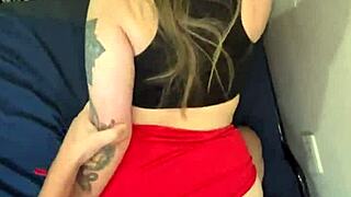 My little stepsister craved my cock after party