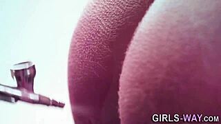 Pretty girl eats a wet pussy of her friend