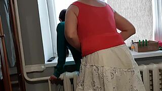 The teacher caught two lesbian students during the strict search