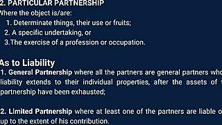 So, what do you think about the latest law on partnership details?