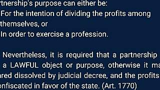 So, what do you think about the latest law on partnership details?