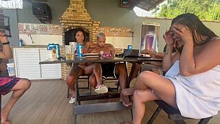 Leaked footage of young influencers swapping partners for anal doggystyle action at the pool, part one exposed online.