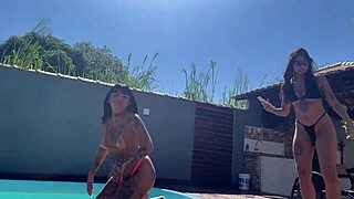 Young Internet Friends - Pool Party - 1 Fell Into The Net