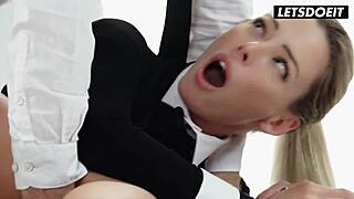 Isabelle Deltore gets seduced by the Easter Bunny