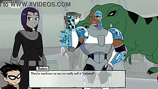 18Titans part 24 - bee fuck in the bathroom