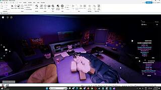 I fucked my girlfriend hard when she was offline part 4