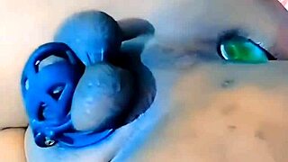 The guy has anal sex and masturbates in different poses