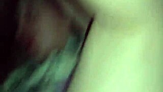The young woman showed her juicy ass to the man in the kitchen