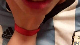 Chileno Bangs Argentina Culona Hard and Covers Her Face With Hot Cum