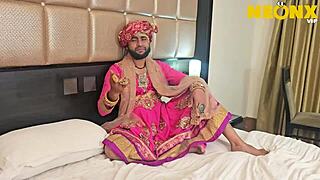 The robust Arab hunk gets hard porn