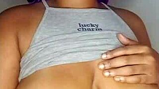 Juicy melon exposes sweet flesh, tempting eager tongue