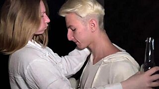 Busty friends' wild house party turns XXX