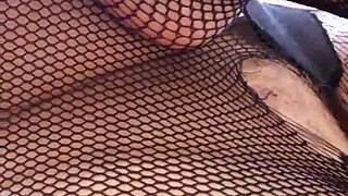 Greta Traps a Mature Lady's Feet in a Sexy Net!