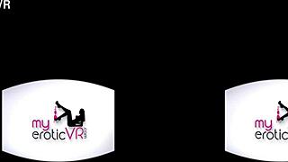 Ebony Teen Soaked in Pool for VR180 Erotic Preview